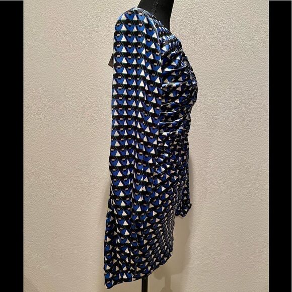 NWT Zara Geometric Print Dress - Picture 5 of 9